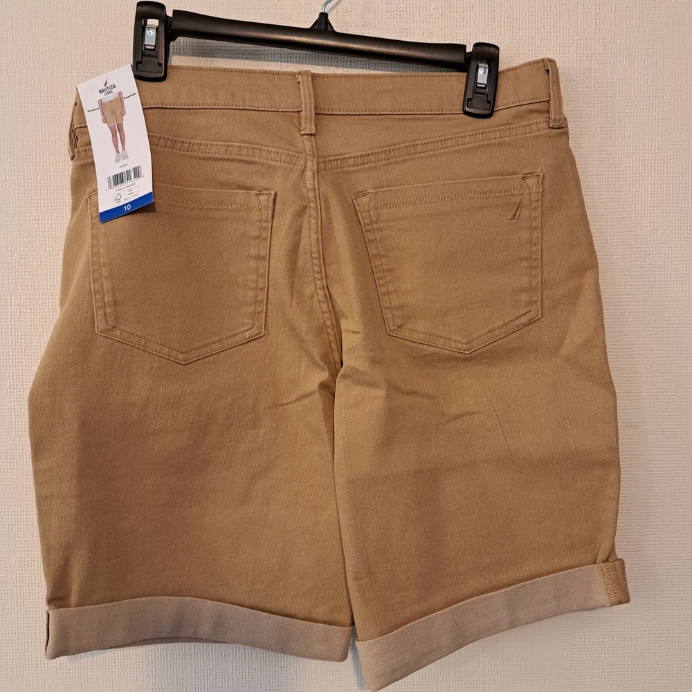 Nautica Jeans Women's Bermuda Short - Brown/Tan/Khaki - Size 8 NWT‎ - Picture 5 of 11